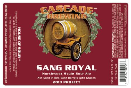Cascade Brewing Sang Royal